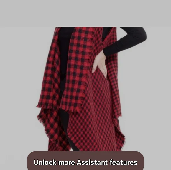 Reversable Buffalo Plaid Vest size l - Picture 5 of 7